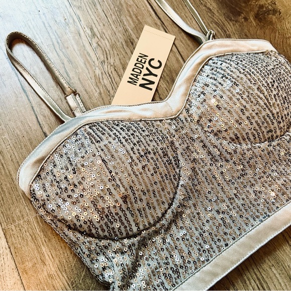 BOGO | Madden NYC Junior's Glitter Bra - XS - Picture 3 of 9